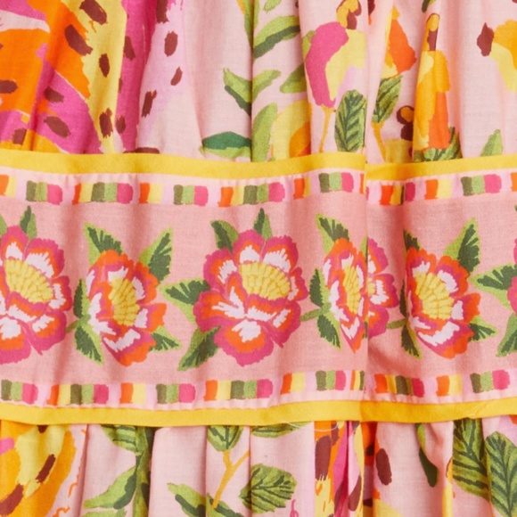 NWT $240 FARM Rio Mixed Fruits Paradise Cotton Midi Sundress - size XS + Medium! - Picture 6 of 7